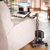 New LEVO Rolling Laptop Workstation Stand with wheels #33761 & Mouse tray #33801