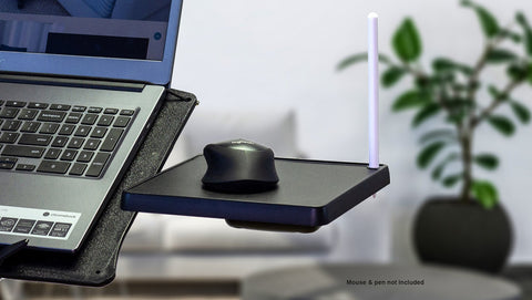 Accessory Shelf / Mouse Tray - for LEVO Rolling Laptop Workstation #33723