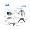 LEVO G2 V16 Rolling Tablet Stand Cart For Most Tablets & Cases #33748 This is one of our most popular items.