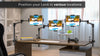 LEVO Corner Table Clamp Tablet Holder
